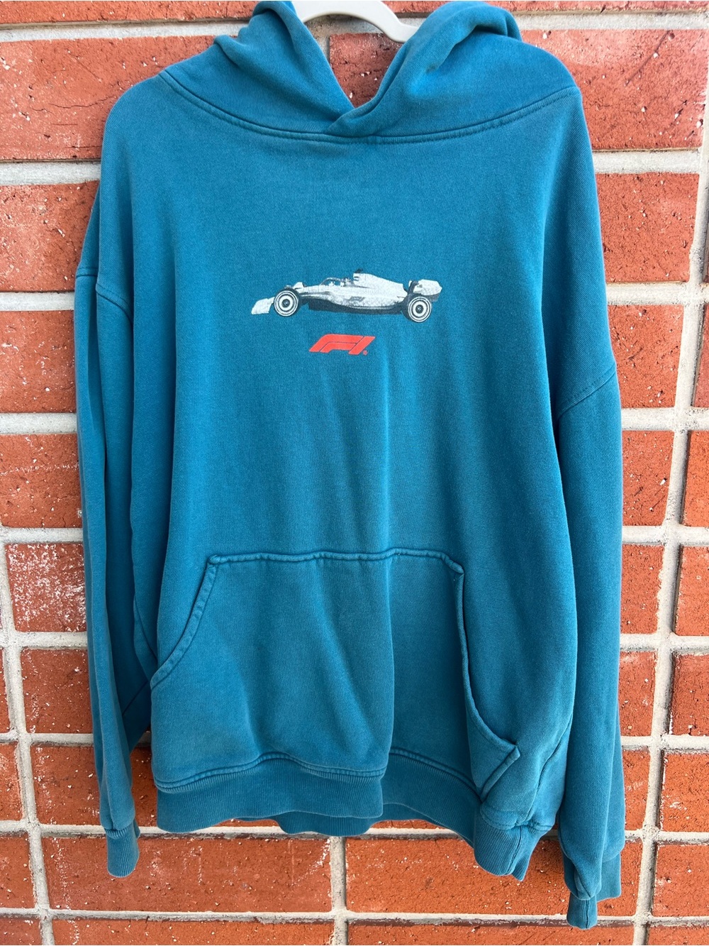 Formula 1 x PacSun Hoodie Blue Teal Adult Size S